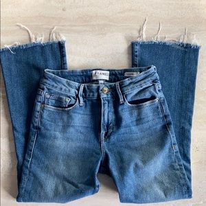 FRAME Denim crop mini boot leg jeans size 25